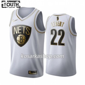 Dres Brooklyn Nets Caris LeVert 22 Nike 2019-20 Bijela Golden Edition Swingman - Dječji